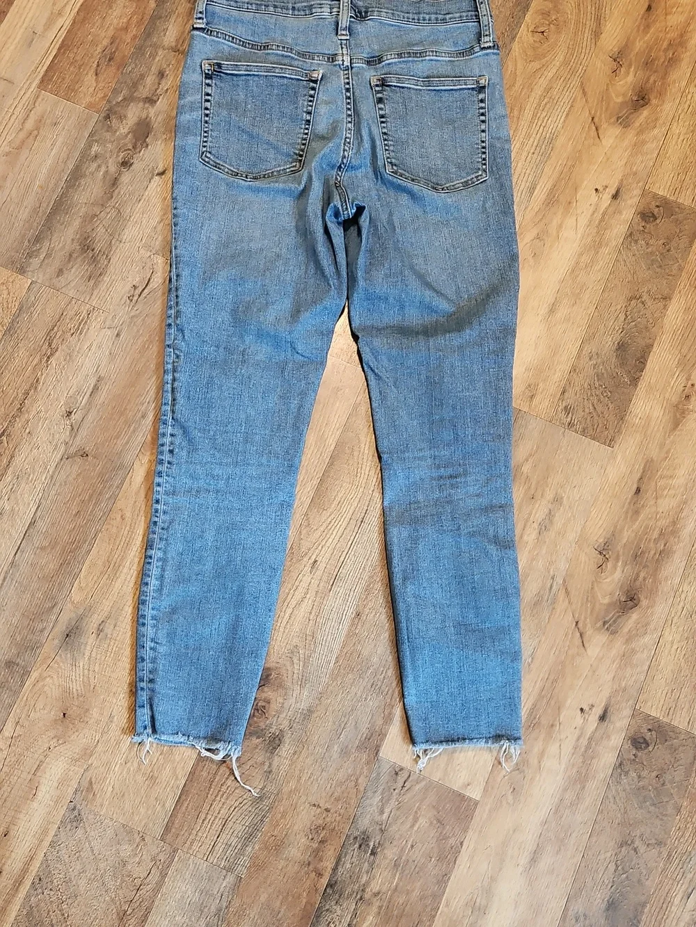 👖J. Crew High-Rise Light Blue Button-Fly Jeans